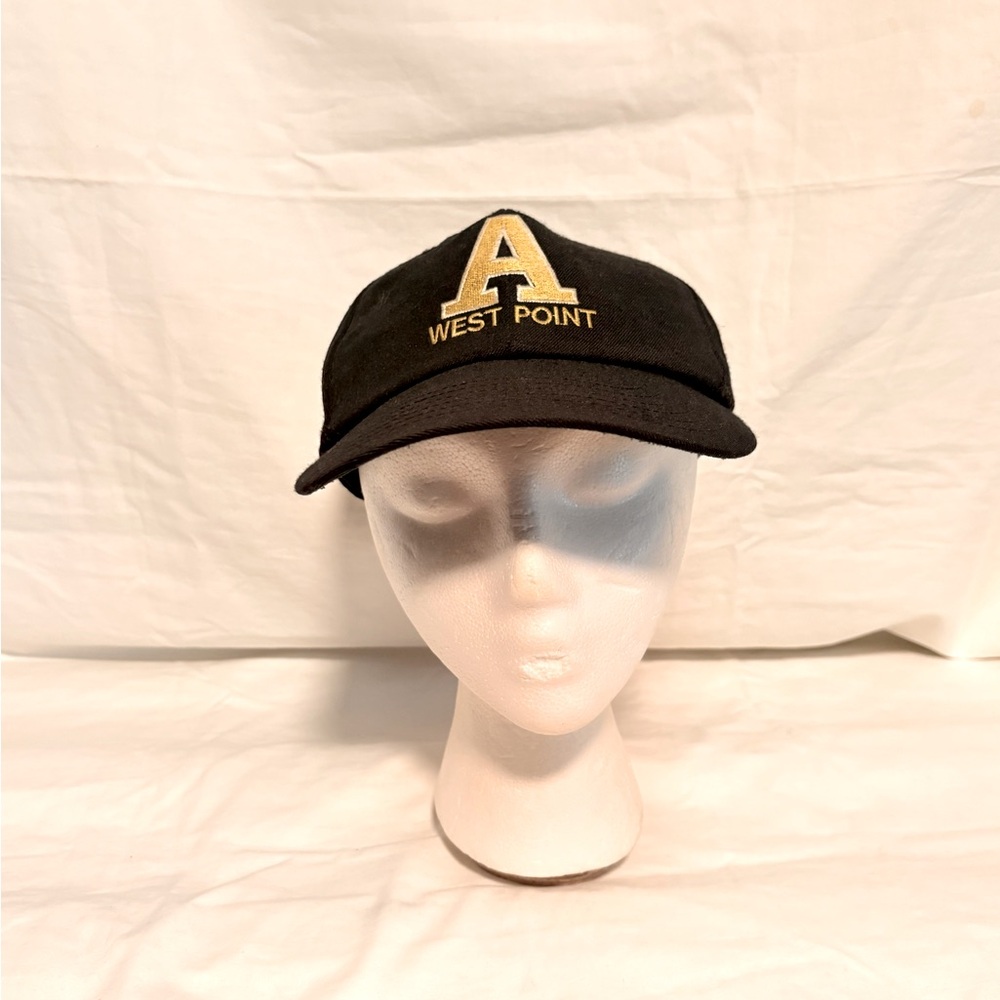 West Point Army Vintage 80’s Snapback Hat Large A Black And Gold